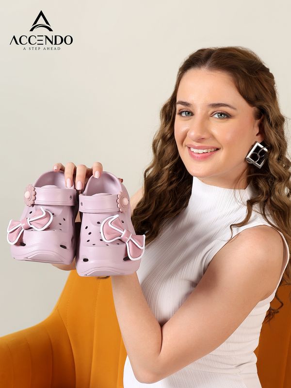 Elegant Bow Clogs